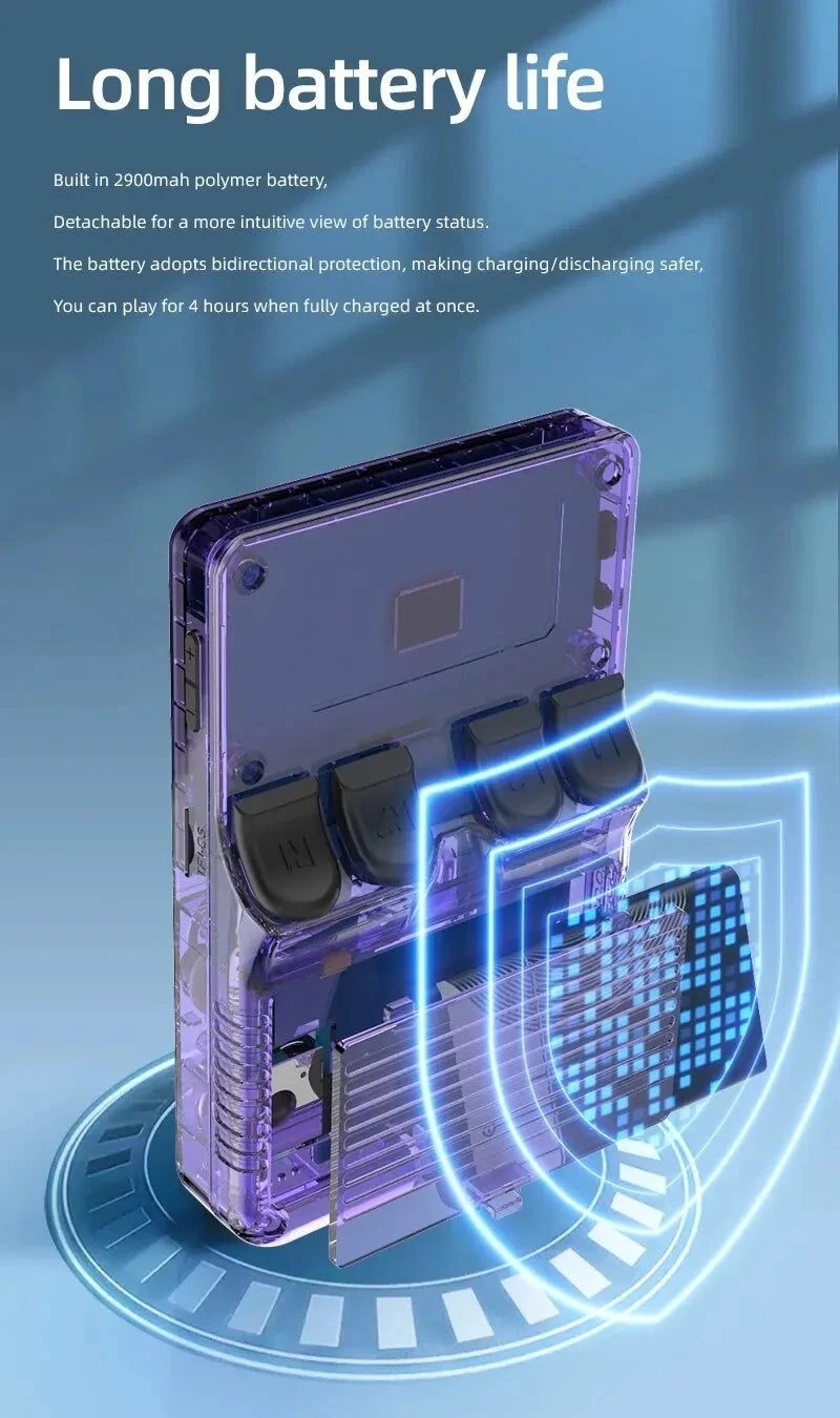 R36S new retro game console 3.5-inch Linux open-source system portable handheld game console with 128GB large memory